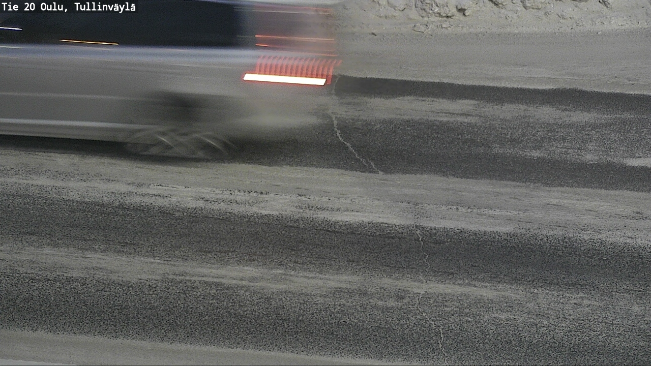 Weather Camera Image Väg 20 Uleåborg, Tullinväylä, Oulu, Pohjois-Pohjanmaa