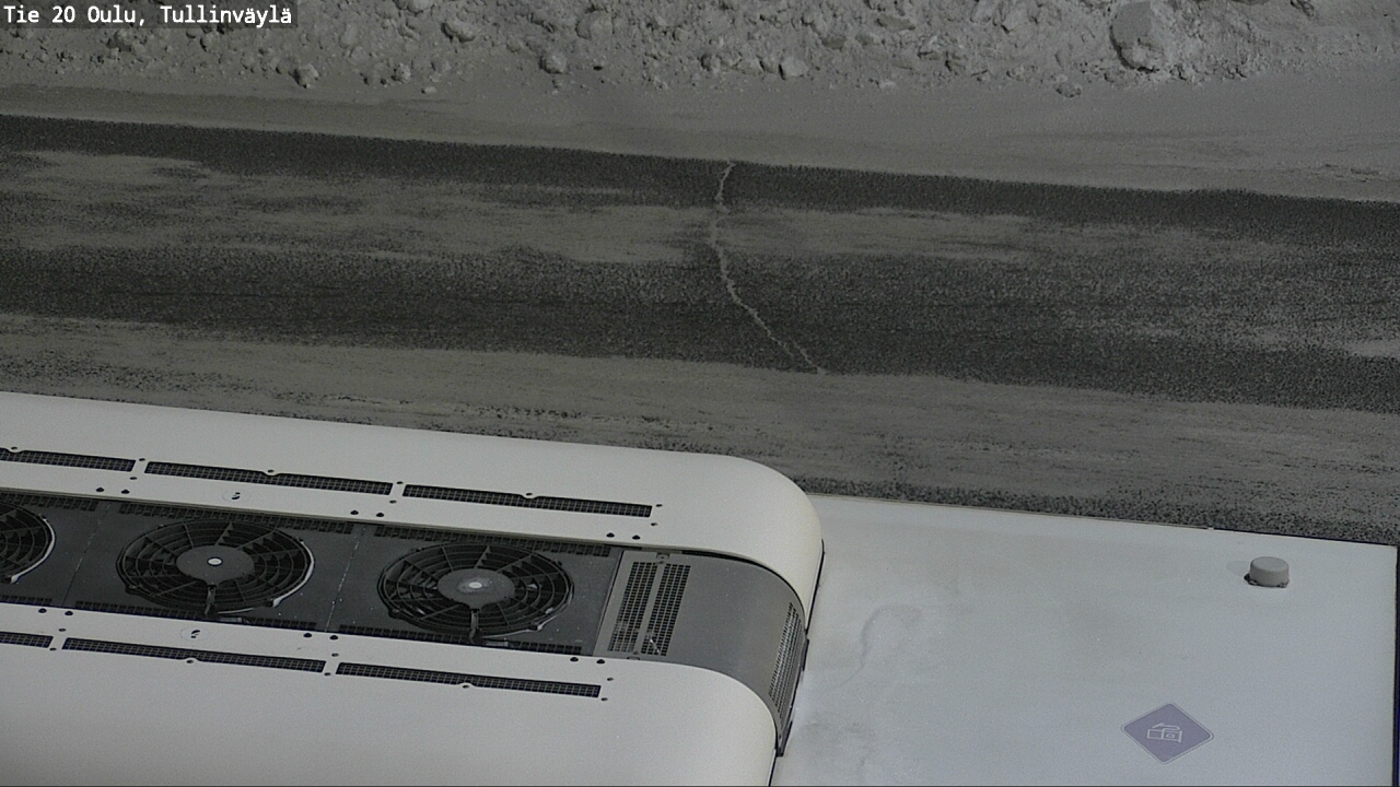 Weather Camera Image Road 20 Oulu, Tullinväylä, Oulu, Pohjois-Pohjanmaa