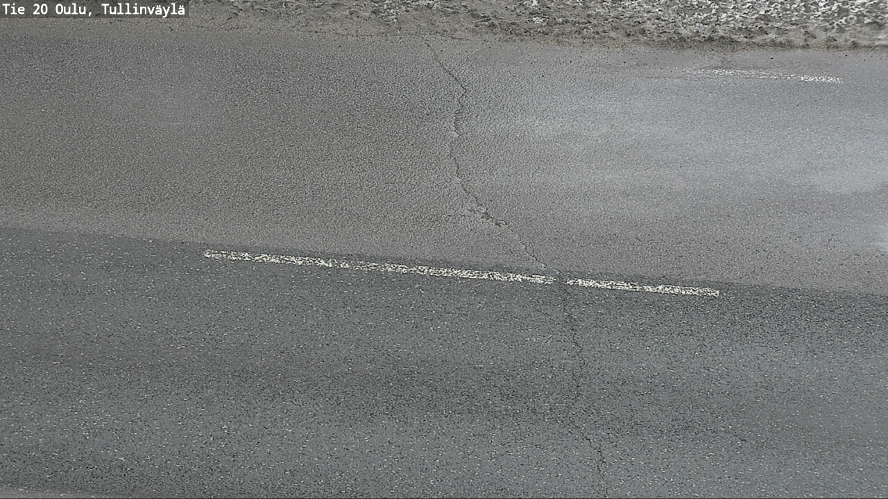 Weather Camera Image Road 20 Oulu, Tullinväylä, Oulu, Pohjois-Pohjanmaa