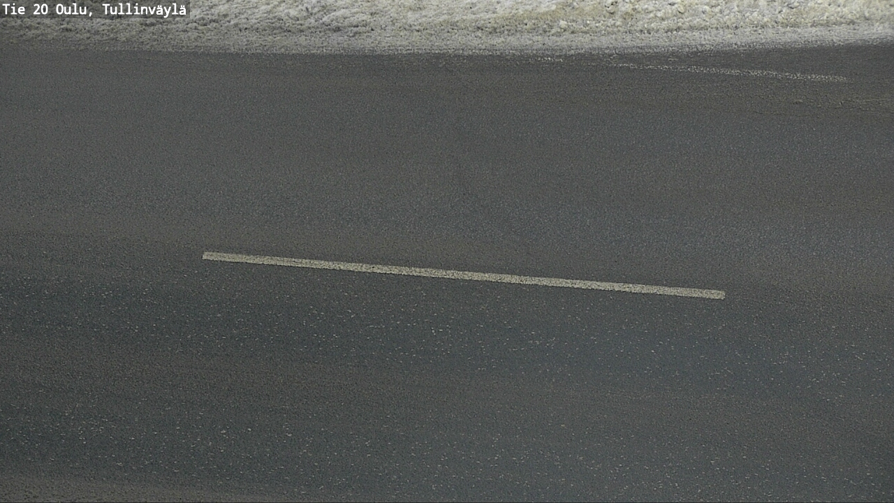 Weather Camera Image Road 20 Oulu, Tullinväylä, Oulu, Pohjois-Pohjanmaa