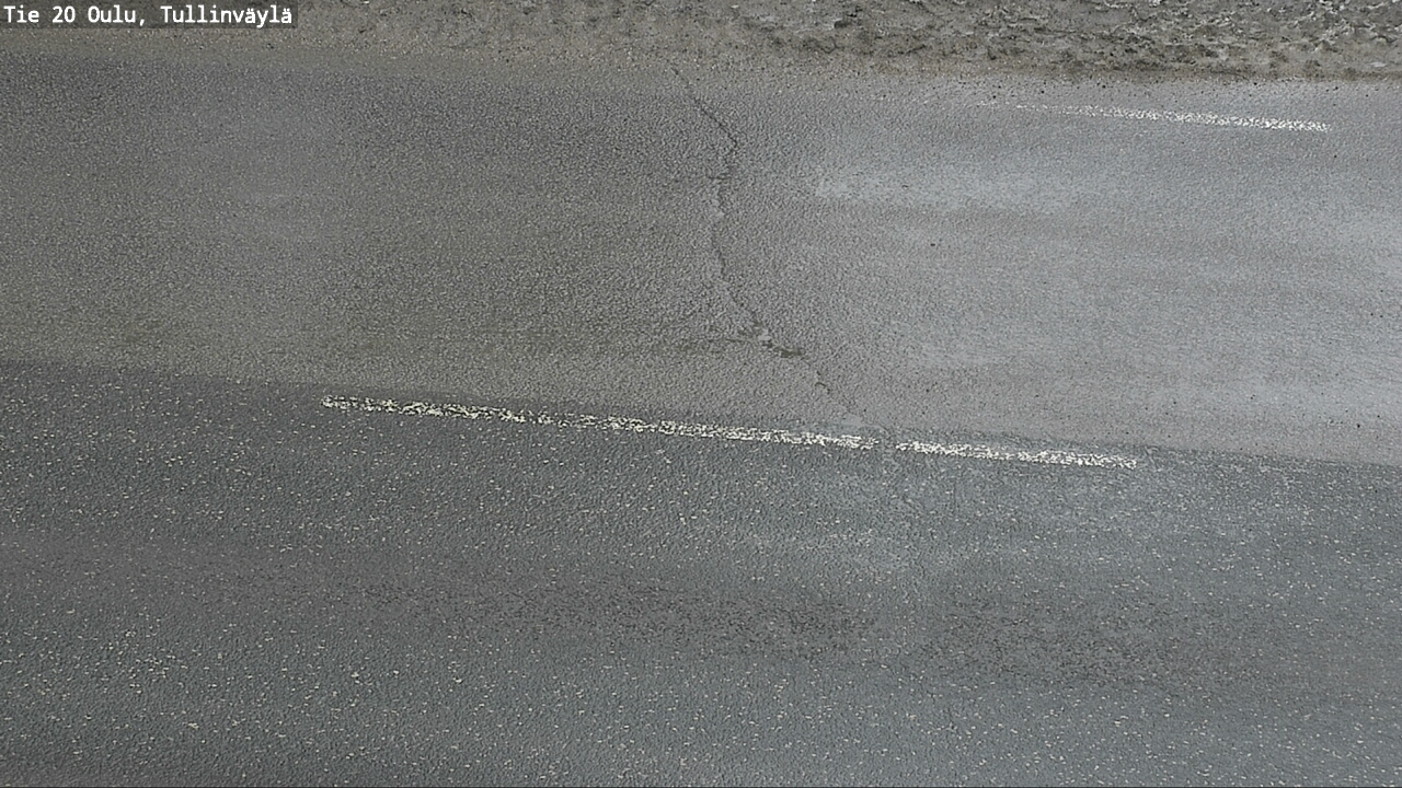 Weather Camera Image Road 20 Oulu, Tullinväylä, Oulu, Pohjois-Pohjanmaa