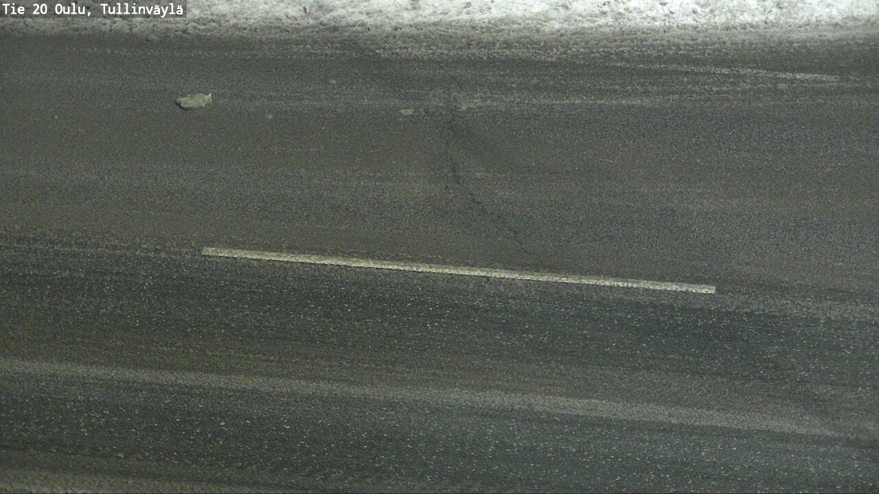 Weather Camera Image Road 20 Oulu, Tullinväylä, Oulu, Pohjois-Pohjanmaa