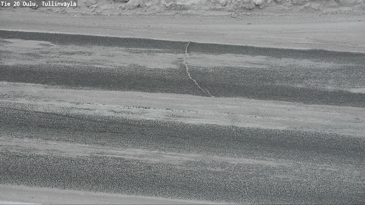 Weather Camera Image Väg 20 Uleåborg, Tullinväylä, Oulu, Pohjois-Pohjanmaa