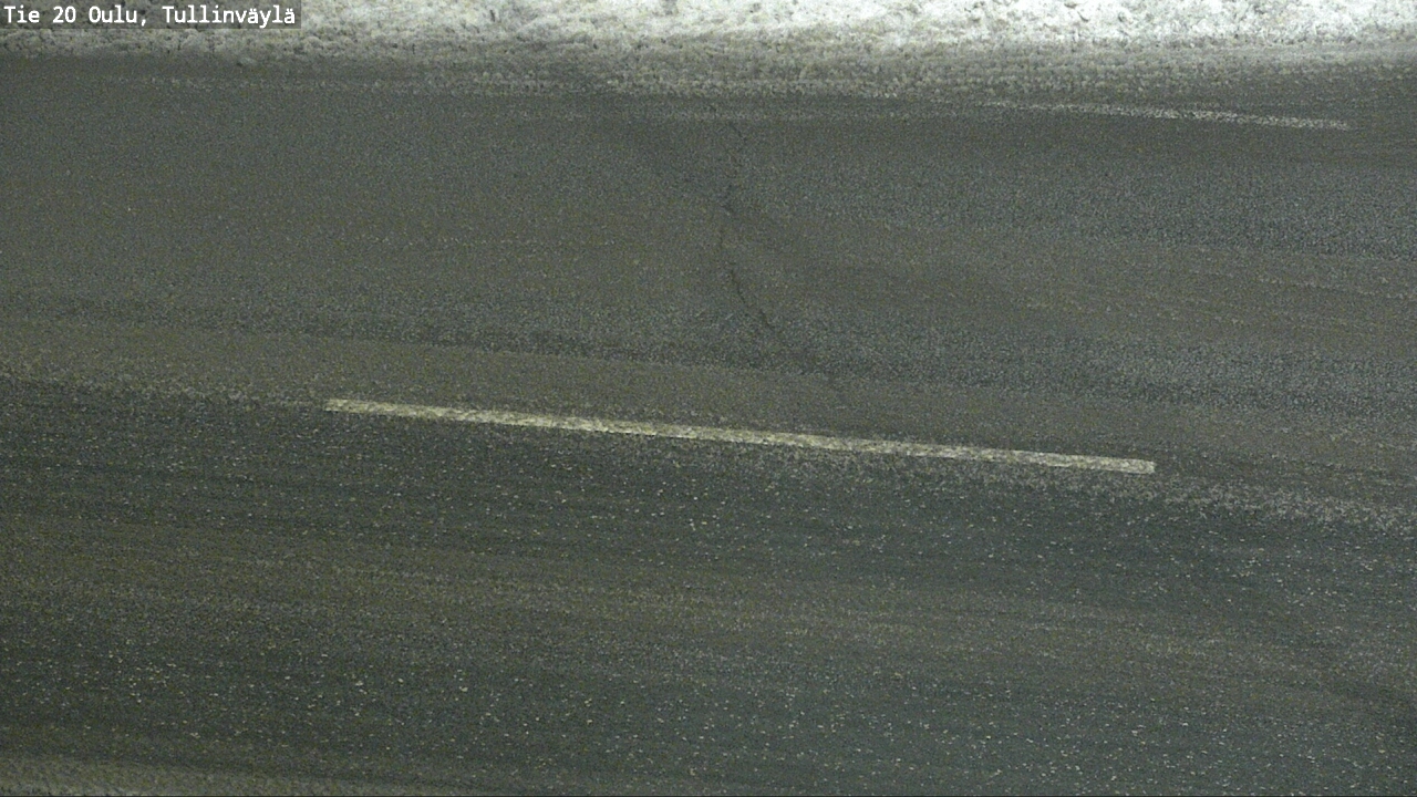 Weather Camera Image Road 20 Oulu, Tullinväylä, Oulu, Pohjois-Pohjanmaa