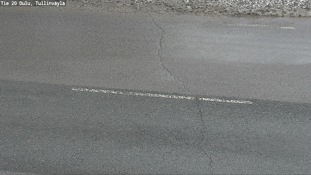 Weather Camera Image Road 20 Oulu, Tullinväylä, Oulu, Pohjois-Pohjanmaa