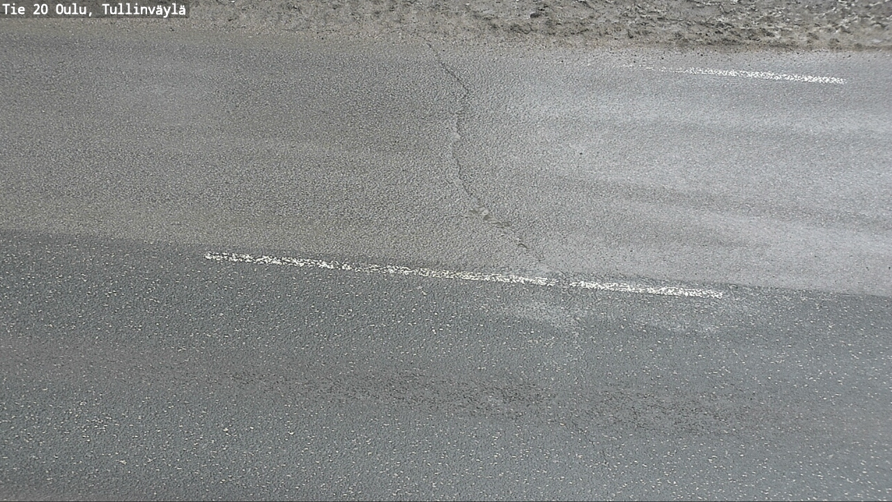 Weather Camera Image Road 20 Oulu, Tullinväylä, Oulu, Pohjois-Pohjanmaa