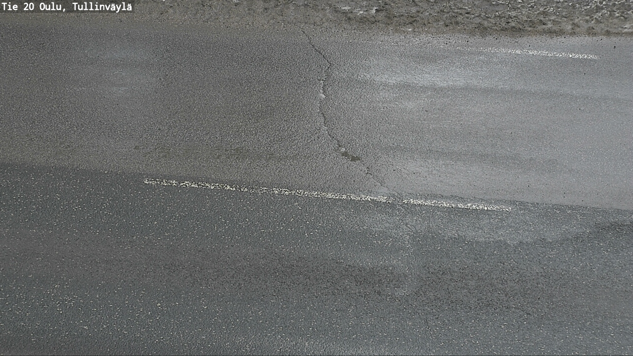 Weather Camera Image Road 20 Oulu, Tullinväylä, Oulu, Pohjois-Pohjanmaa