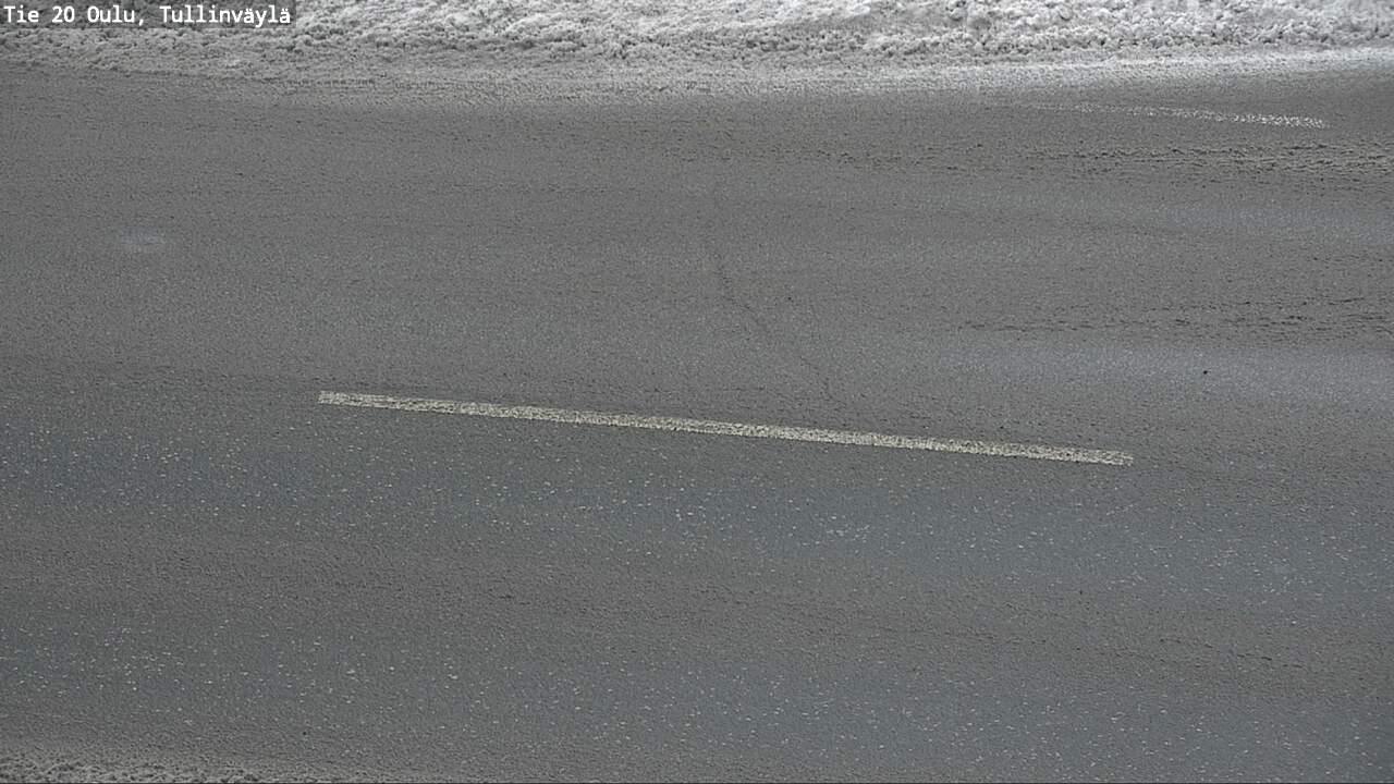 Weather Camera Image Road 20 Oulu, Tullinväylä, Oulu, Pohjois-Pohjanmaa