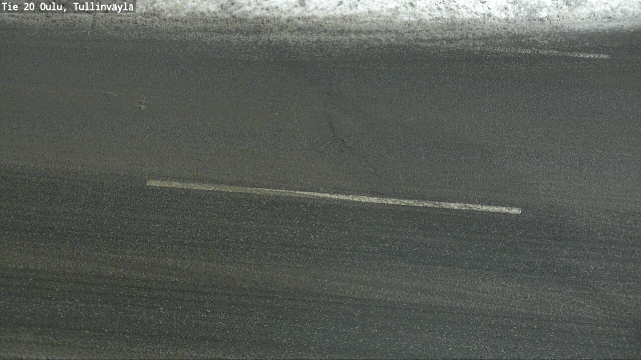 Weather Camera Image Road 20 Oulu, Tullinväylä, Oulu, Pohjois-Pohjanmaa