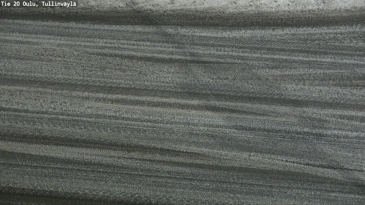 Weather Camera Image Road 20 Oulu, Tullinväylä, Oulu, Pohjois-Pohjanmaa