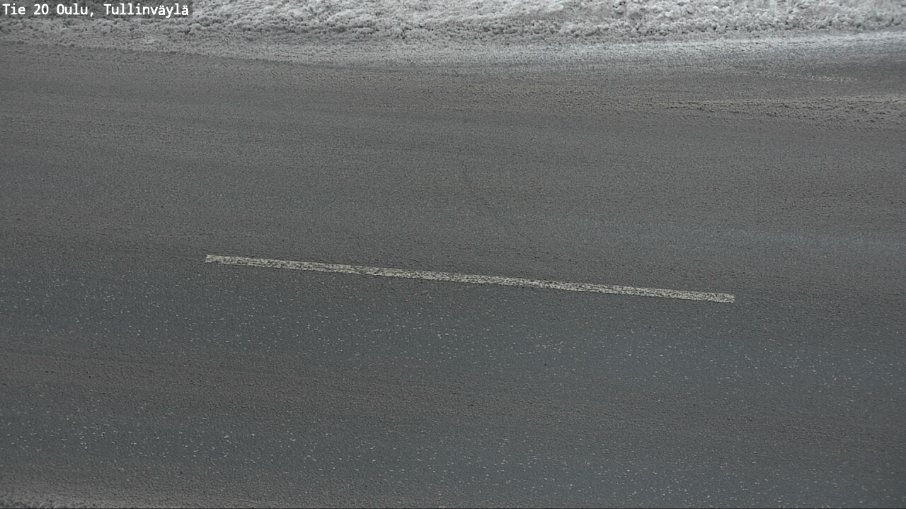 Weather Camera Image Road 20 Oulu, Tullinväylä, Oulu, Pohjois-Pohjanmaa