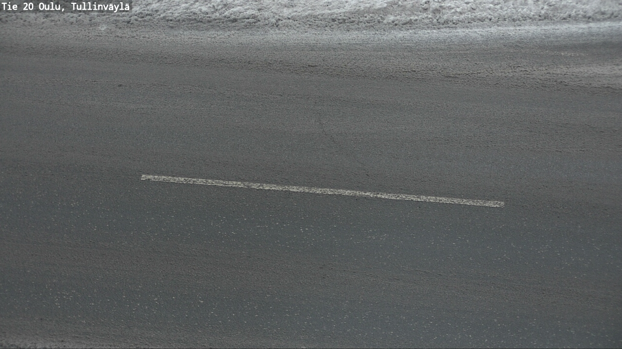 Weather Camera Image Road 20 Oulu, Tullinväylä, Oulu, Pohjois-Pohjanmaa
