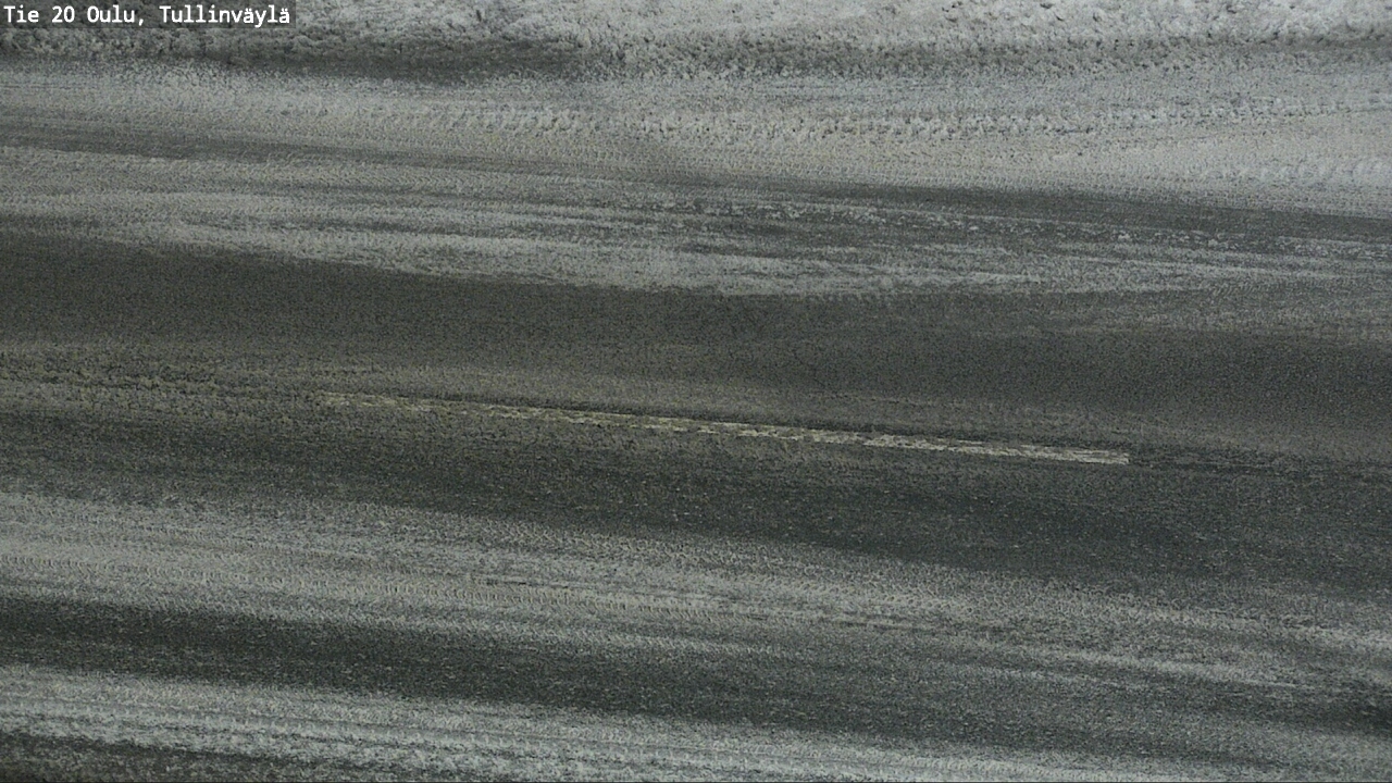 Weather Camera Image Road 20 Oulu, Tullinväylä, Oulu, Pohjois-Pohjanmaa