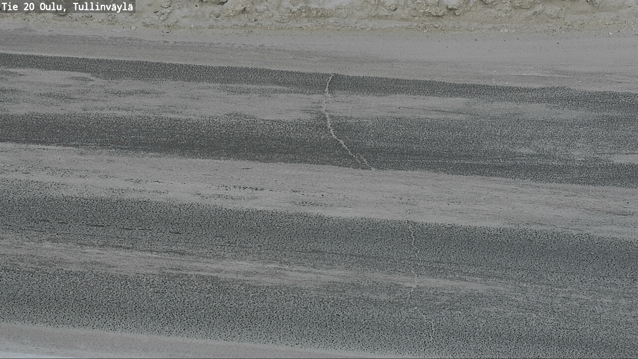 Weather Camera Image Väg 20 Uleåborg, Tullinväylä, Oulu, Pohjois-Pohjanmaa