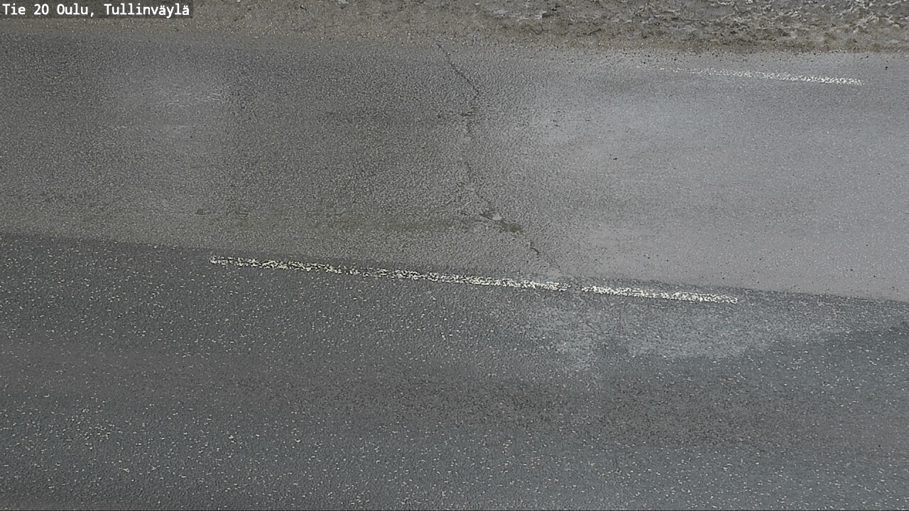 Weather Camera Image Road 20 Oulu, Tullinväylä, Oulu, Pohjois-Pohjanmaa