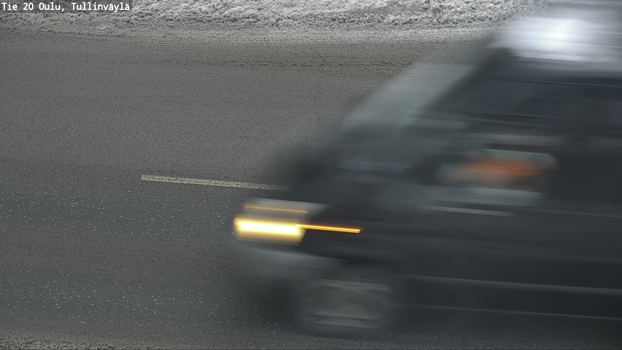Weather Camera Image Road 20 Oulu, Tullinväylä, Oulu, Pohjois-Pohjanmaa