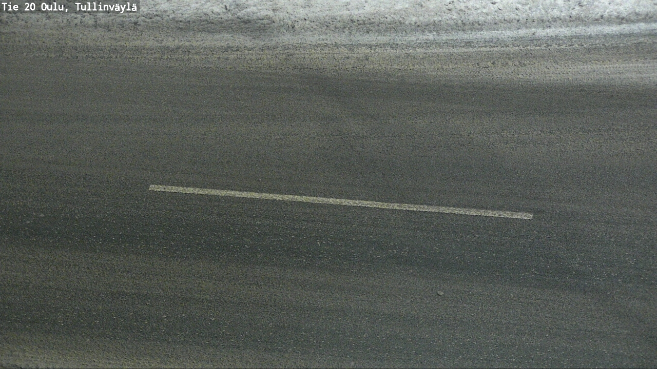 Weather Camera Image Road 20 Oulu, Tullinväylä, Oulu, Pohjois-Pohjanmaa