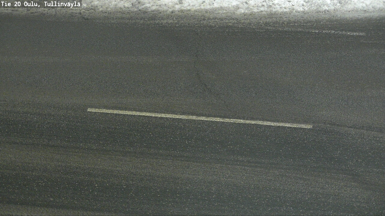 Weather Camera Image Road 20 Oulu, Tullinväylä, Oulu, Pohjois-Pohjanmaa