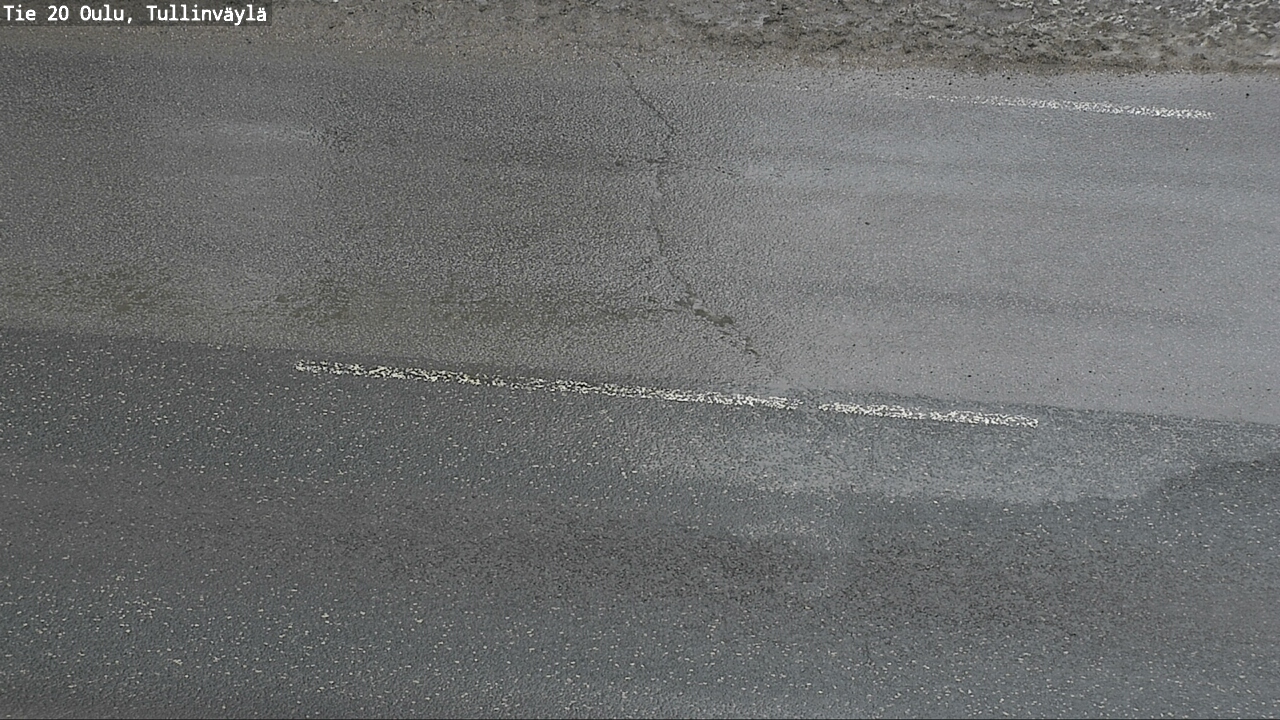 Weather Camera Image Road 20 Oulu, Tullinväylä, Oulu, Pohjois-Pohjanmaa