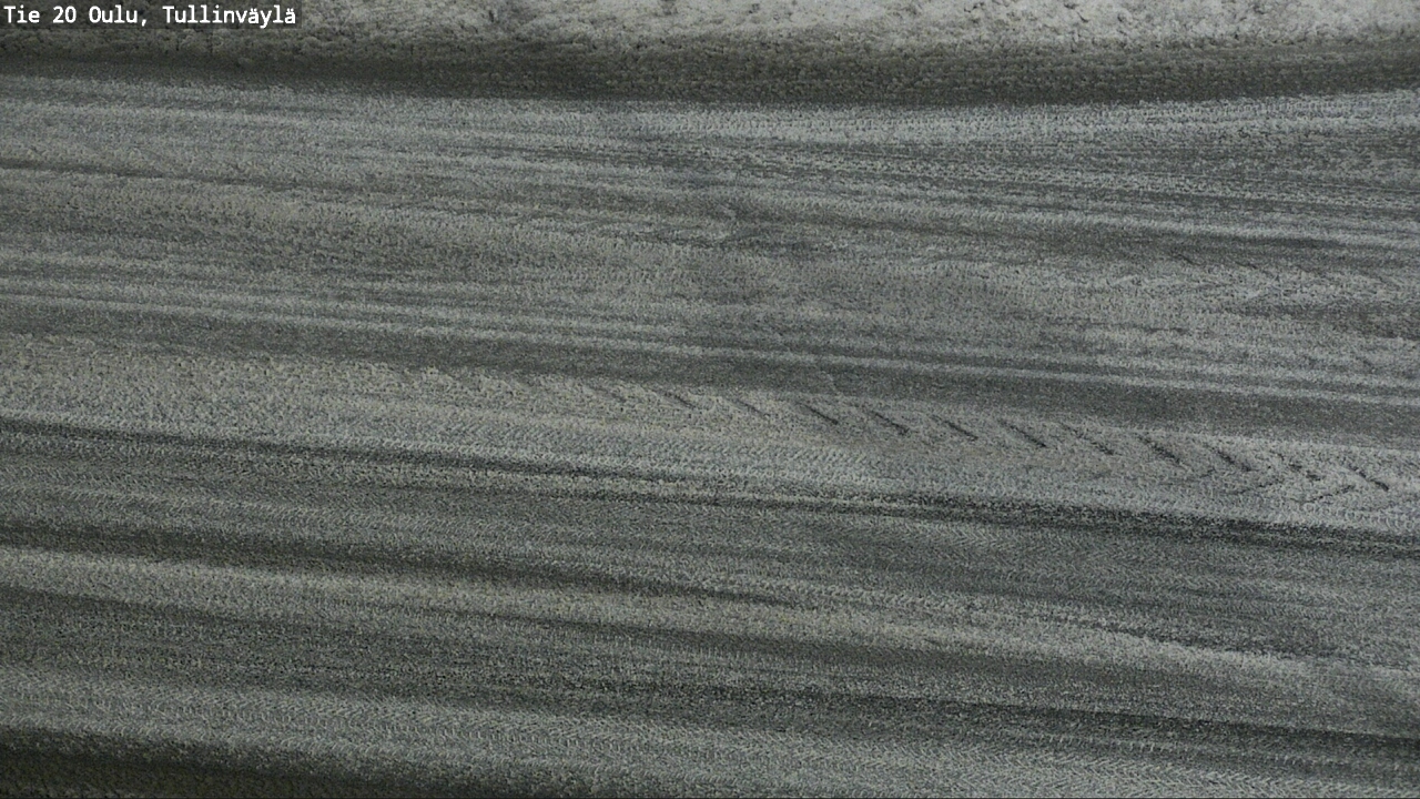 Weather Camera Image Road 20 Oulu, Tullinväylä, Oulu, Pohjois-Pohjanmaa