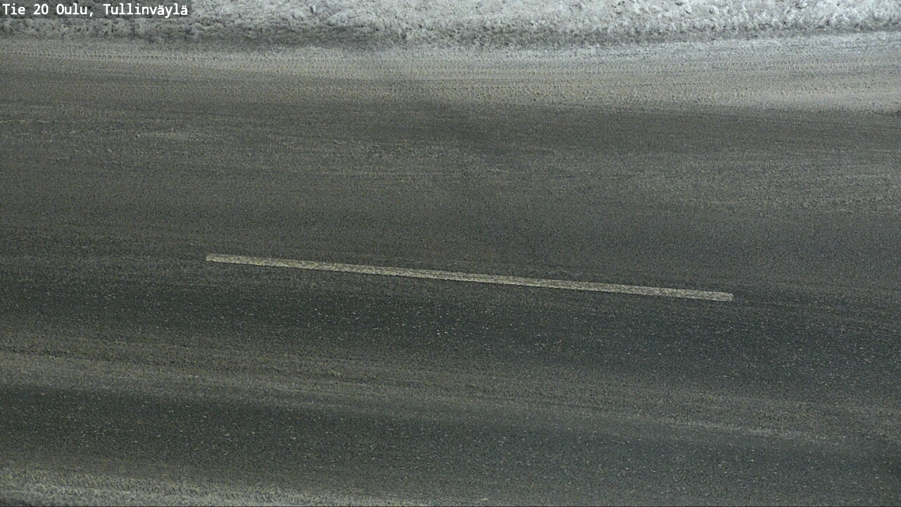 Weather Camera Image Road 20 Oulu, Tullinväylä, Oulu, Pohjois-Pohjanmaa