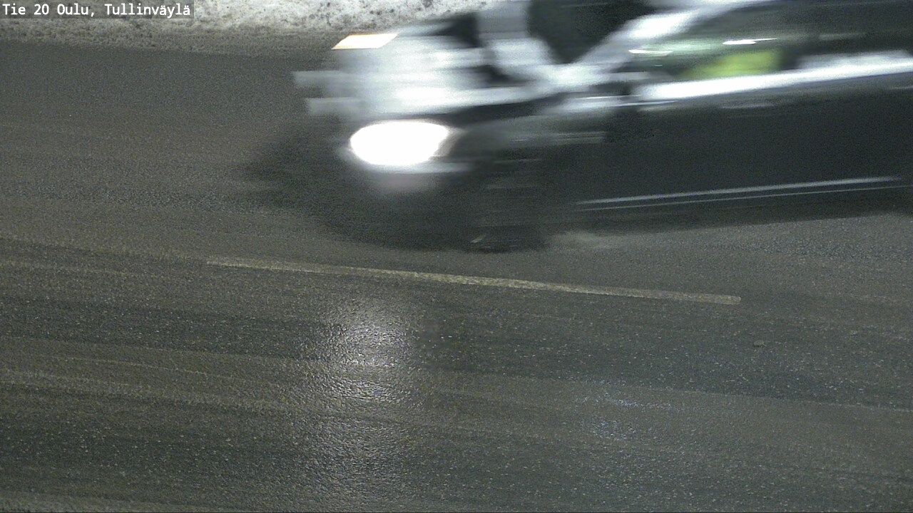 Weather Camera Image Road 20 Oulu, Tullinväylä, Oulu, Pohjois-Pohjanmaa