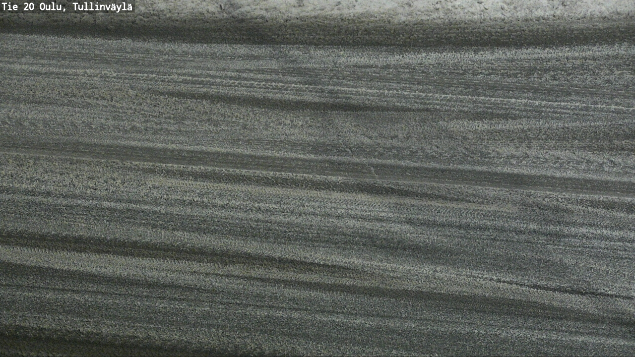 Weather Camera Image Väg 20 Uleåborg, Tullinväylä, Oulu, Pohjois-Pohjanmaa