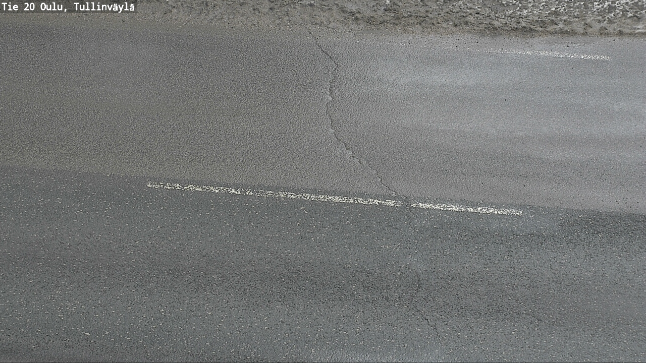 Weather Camera Image Road 20 Oulu, Tullinväylä, Oulu, Pohjois-Pohjanmaa