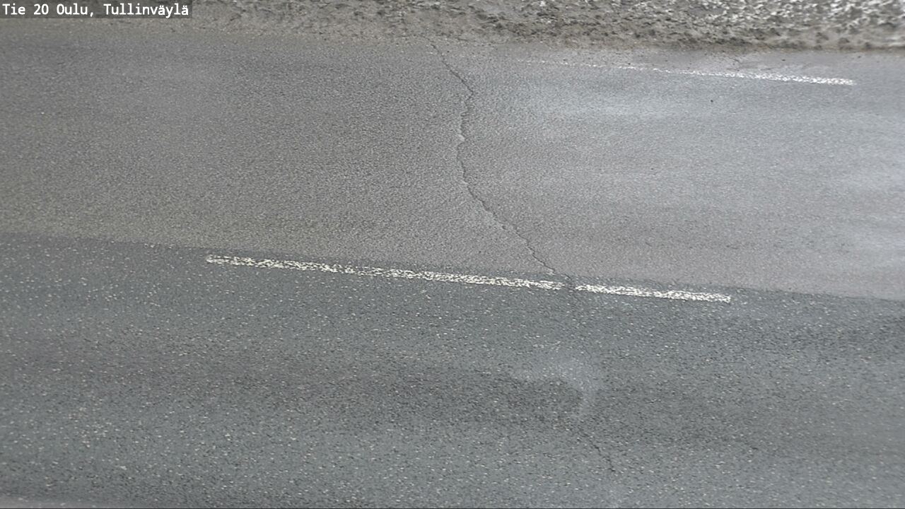 Weather Camera Image Road 20 Oulu, Tullinväylä, Oulu, Pohjois-Pohjanmaa