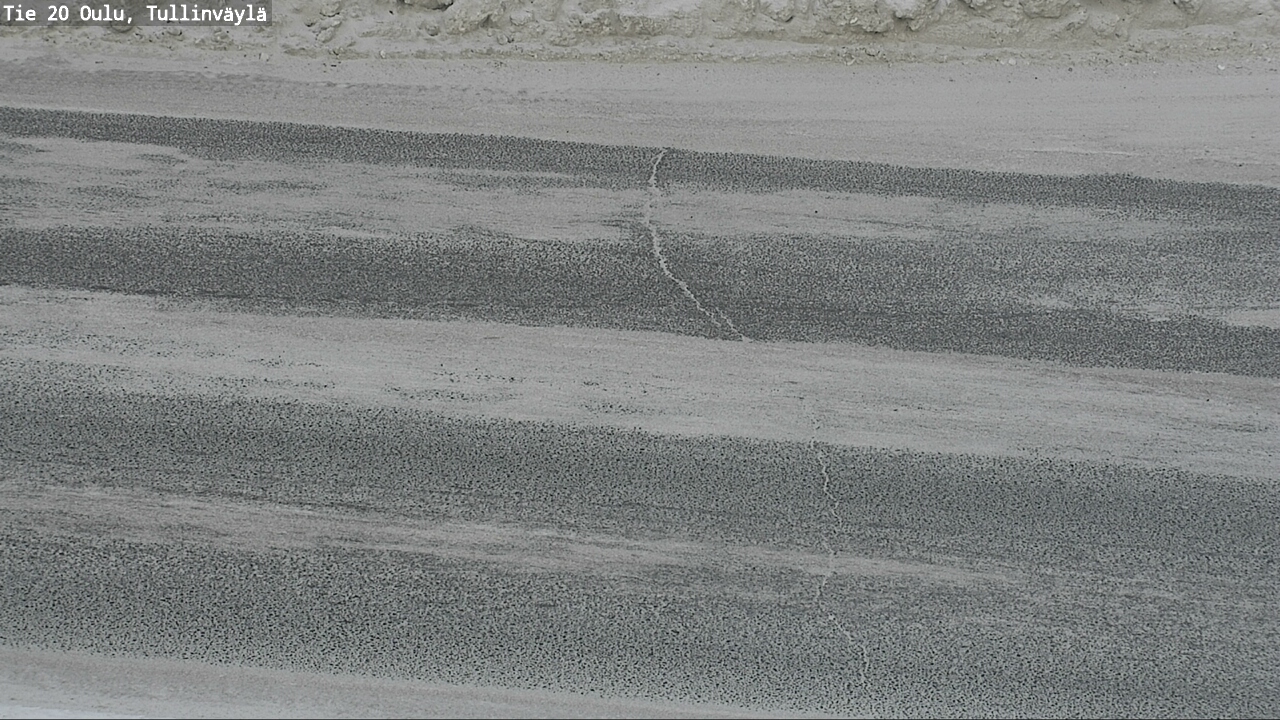Weather Camera Image Väg 20 Uleåborg, Tullinväylä, Oulu, Pohjois-Pohjanmaa