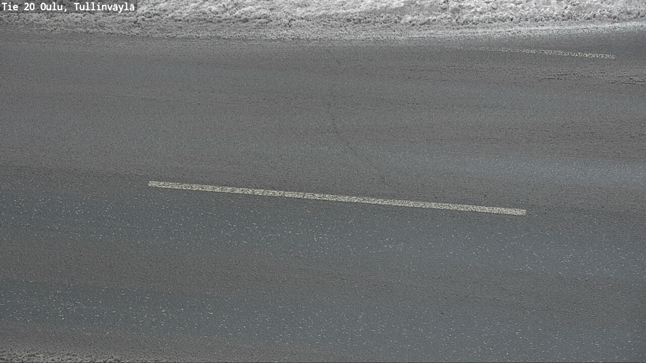 Weather Camera Image Road 20 Oulu, Tullinväylä, Oulu, Pohjois-Pohjanmaa