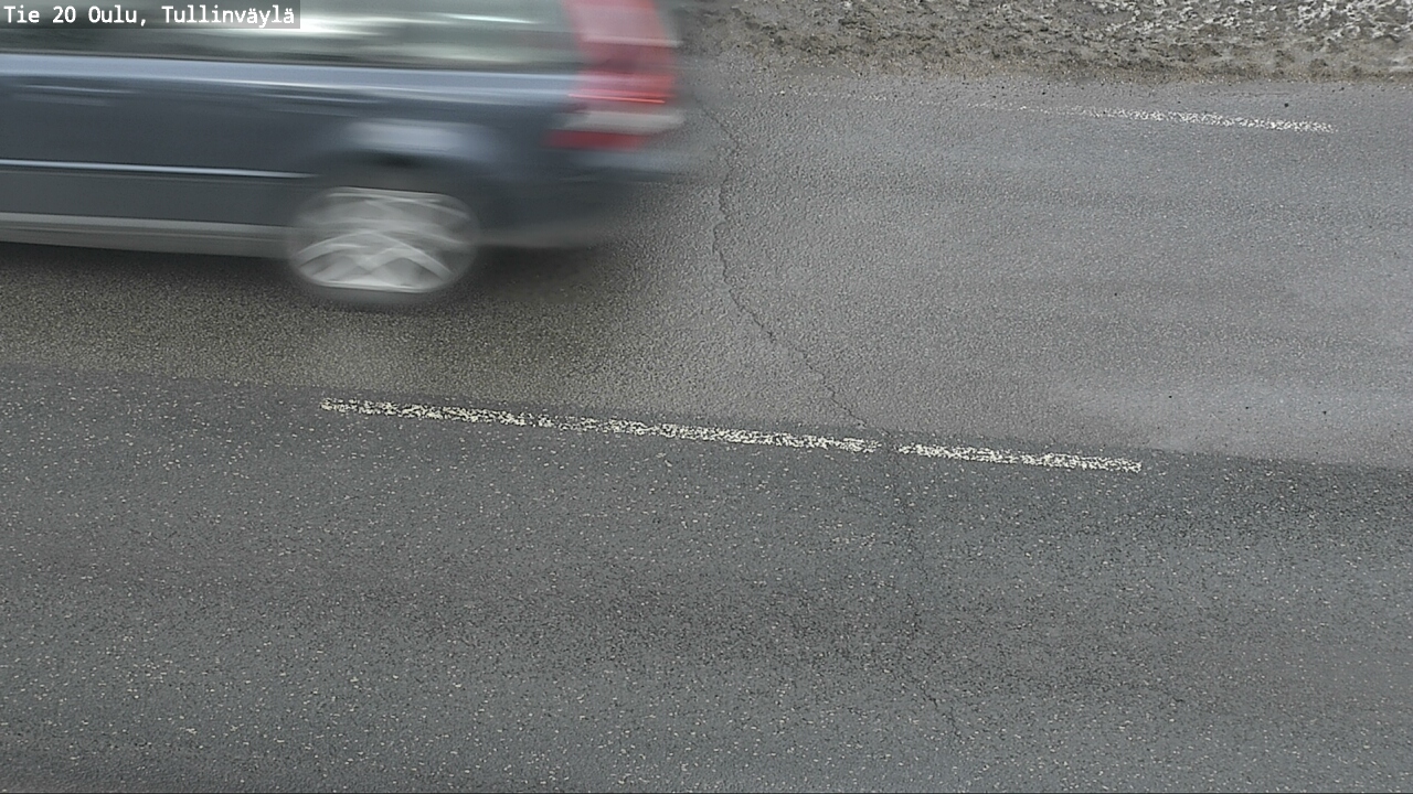 Weather Camera Image Road 20 Oulu, Tullinväylä, Oulu, Pohjois-Pohjanmaa