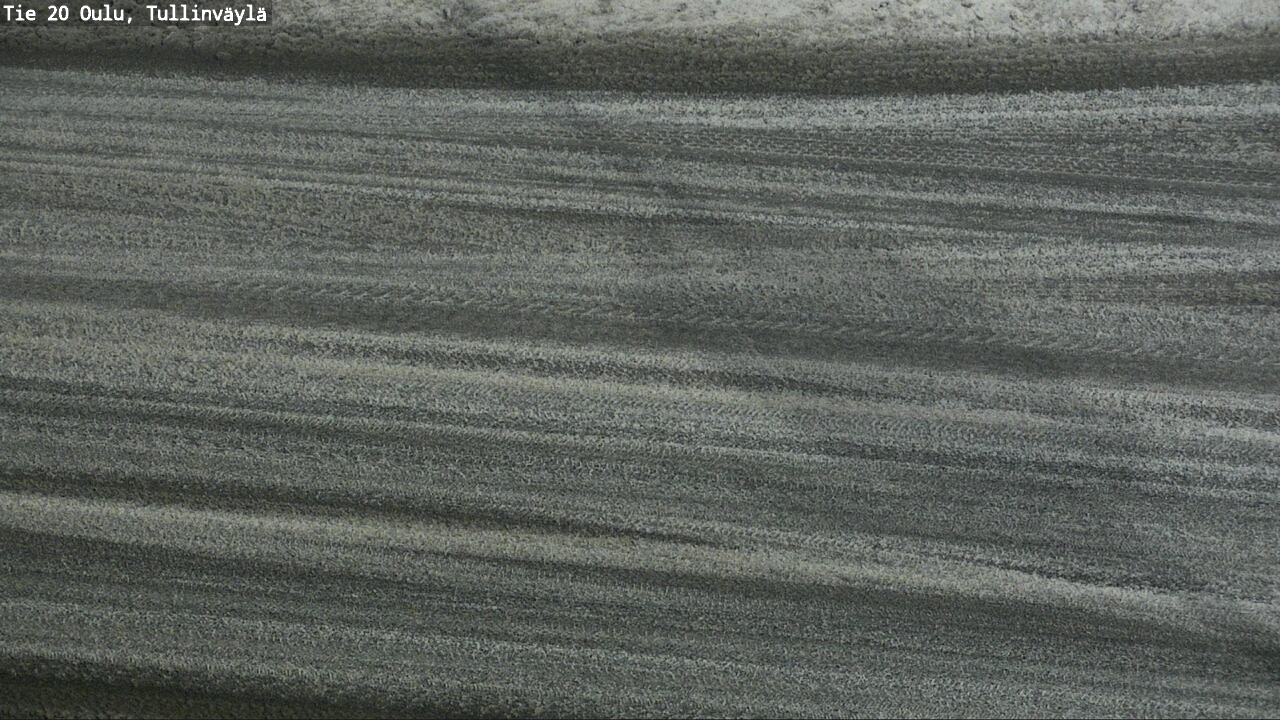 Weather Camera Image Road 20 Oulu, Tullinväylä, Oulu, Pohjois-Pohjanmaa