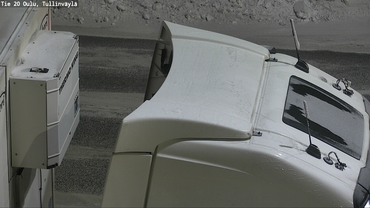 Weather Camera Image Väg 20 Uleåborg, Tullinväylä, Oulu, Pohjois-Pohjanmaa