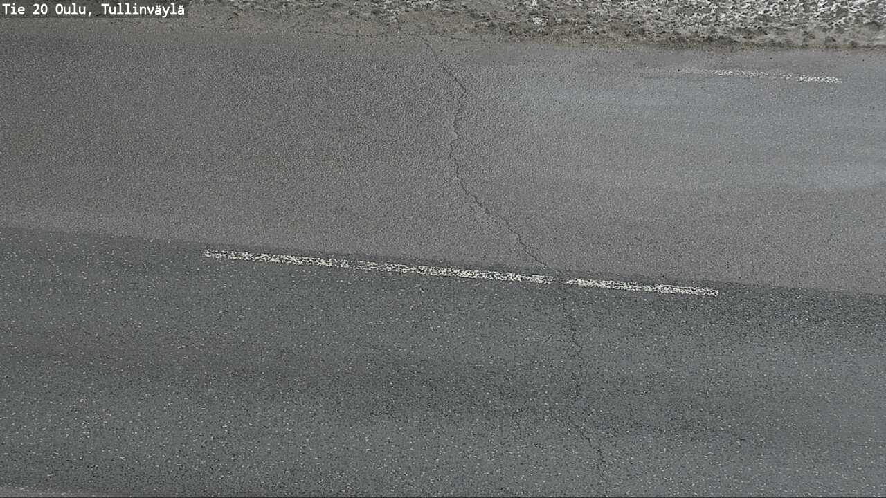 Weather Camera Image Road 20 Oulu, Tullinväylä, Oulu, Pohjois-Pohjanmaa