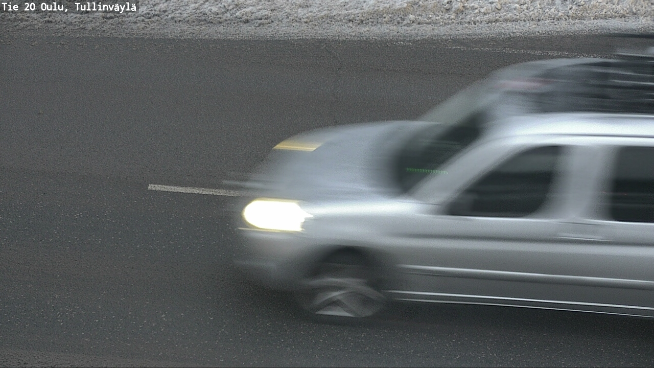 Weather Camera Image Road 20 Oulu, Tullinväylä, Oulu, Pohjois-Pohjanmaa
