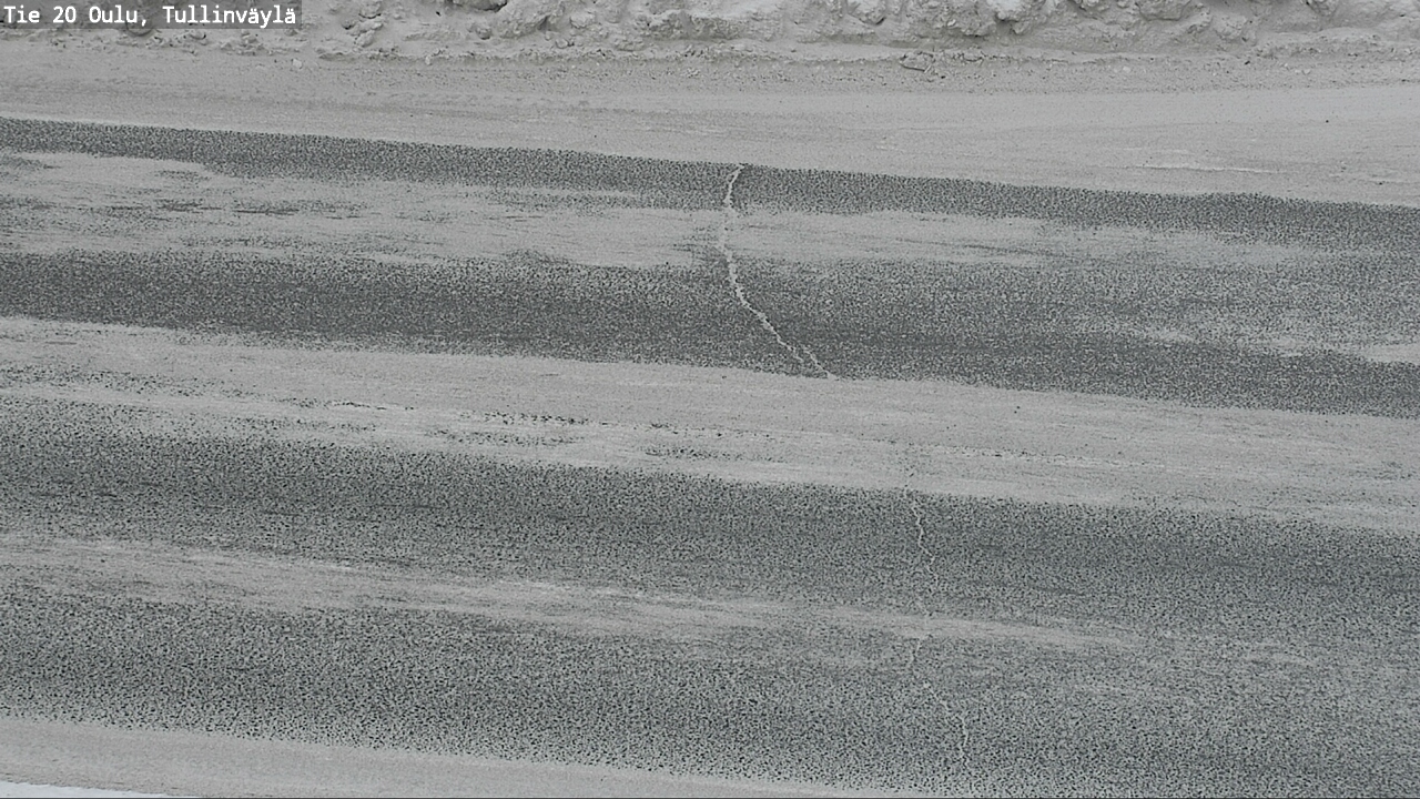 Weather Camera Image Väg 20 Uleåborg, Tullinväylä, Oulu, Pohjois-Pohjanmaa