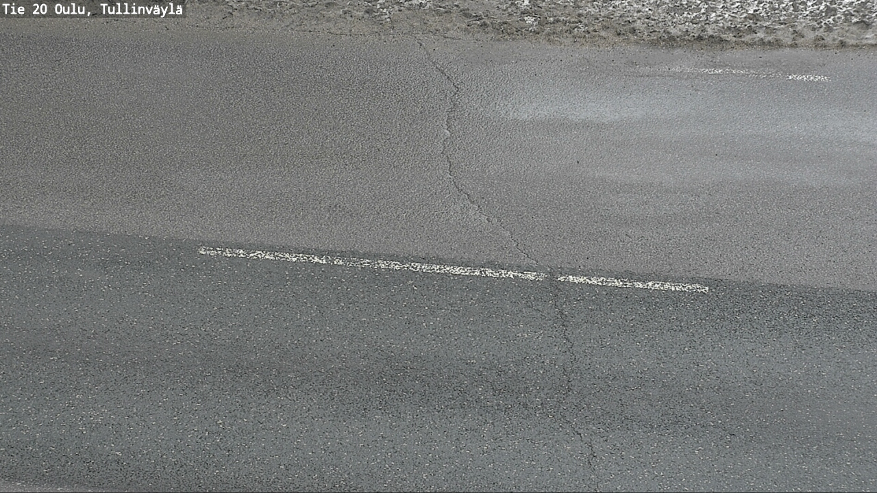 Weather Camera Image Road 20 Oulu, Tullinväylä, Oulu, Pohjois-Pohjanmaa