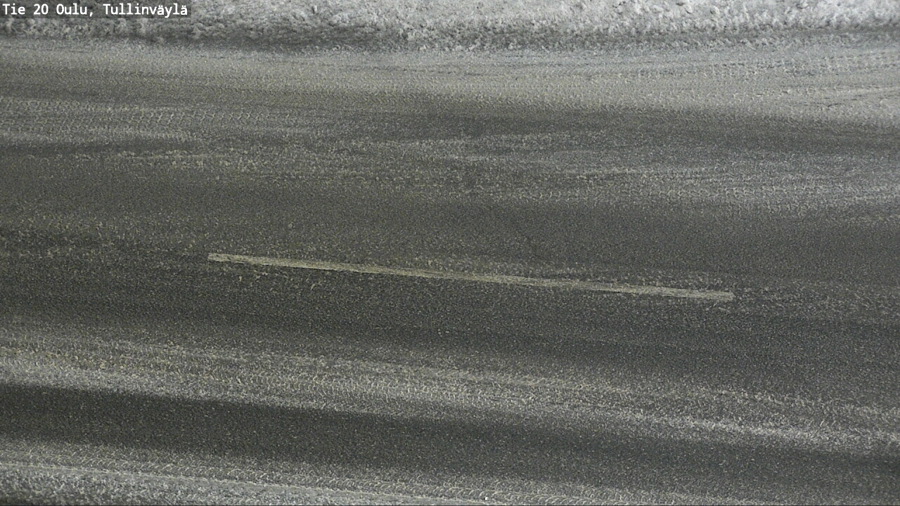 Weather Camera Image Road 20 Oulu, Tullinväylä, Oulu, Pohjois-Pohjanmaa