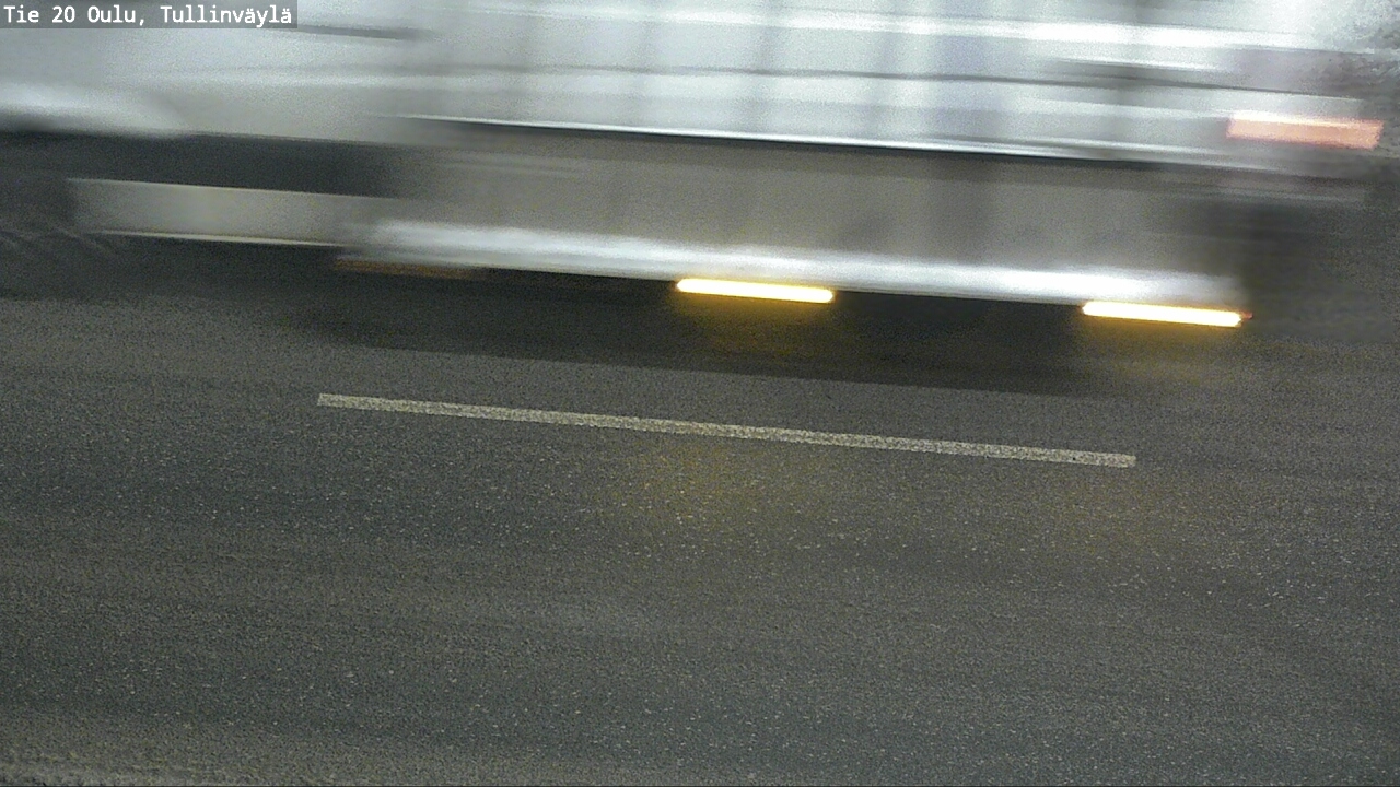 Weather Camera Image Road 20 Oulu, Tullinväylä, Oulu, Pohjois-Pohjanmaa