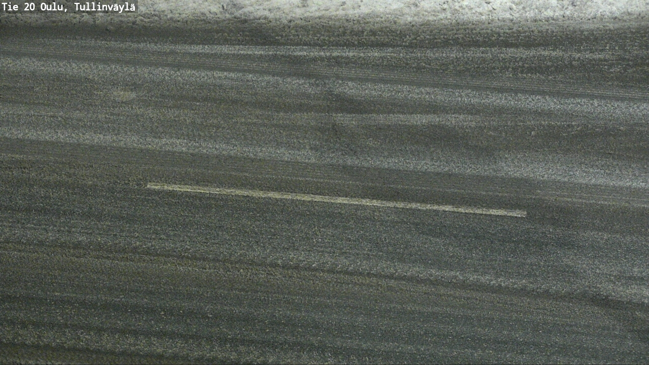 Weather Camera Image Road 20 Oulu, Tullinväylä, Oulu, Pohjois-Pohjanmaa