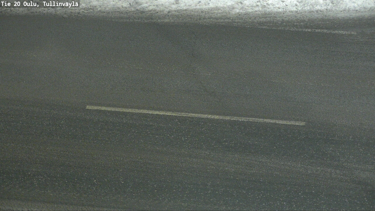 Weather Camera Image Road 20 Oulu, Tullinväylä, Oulu, Pohjois-Pohjanmaa