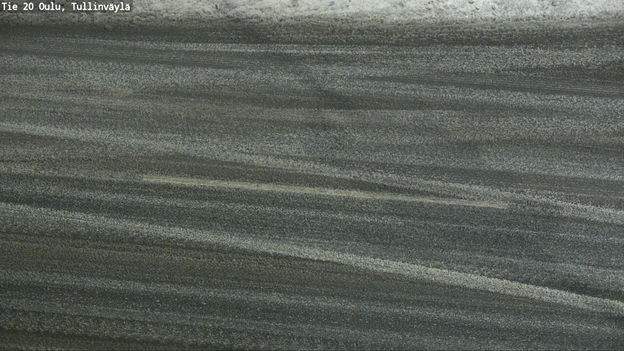 Weather Camera Image Road 20 Oulu, Tullinväylä, Oulu, Pohjois-Pohjanmaa