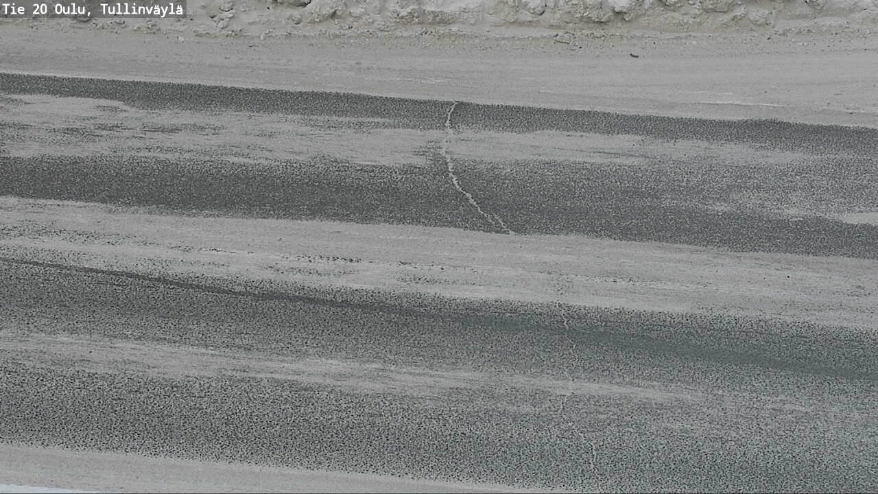 Weather Camera Image Väg 20 Uleåborg, Tullinväylä, Oulu, Pohjois-Pohjanmaa
