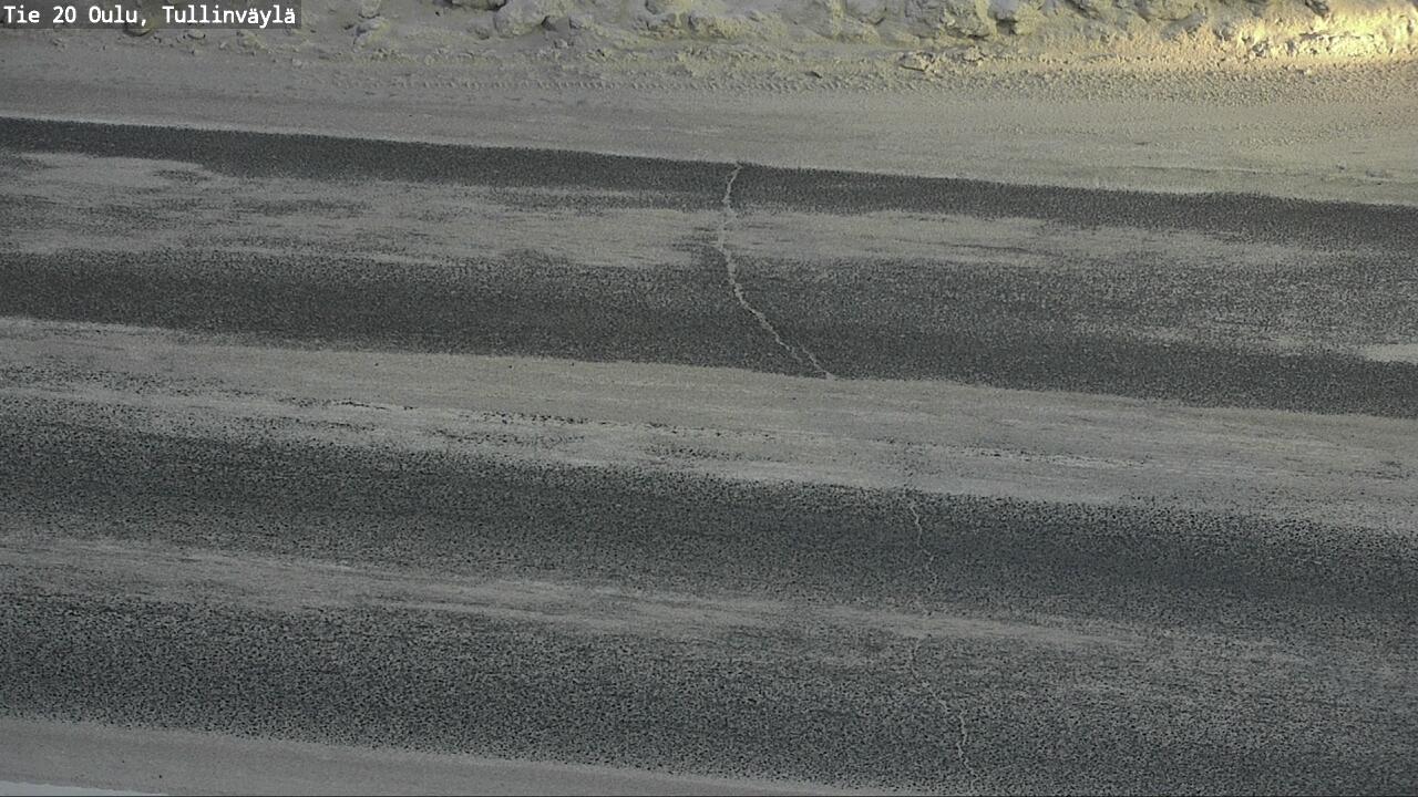 Weather Camera Image Väg 20 Uleåborg, Tullinväylä, Oulu, Pohjois-Pohjanmaa