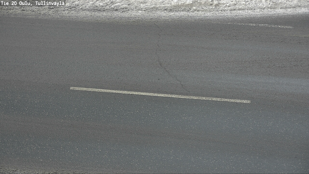Weather Camera Image Road 20 Oulu, Tullinväylä, Oulu, Pohjois-Pohjanmaa