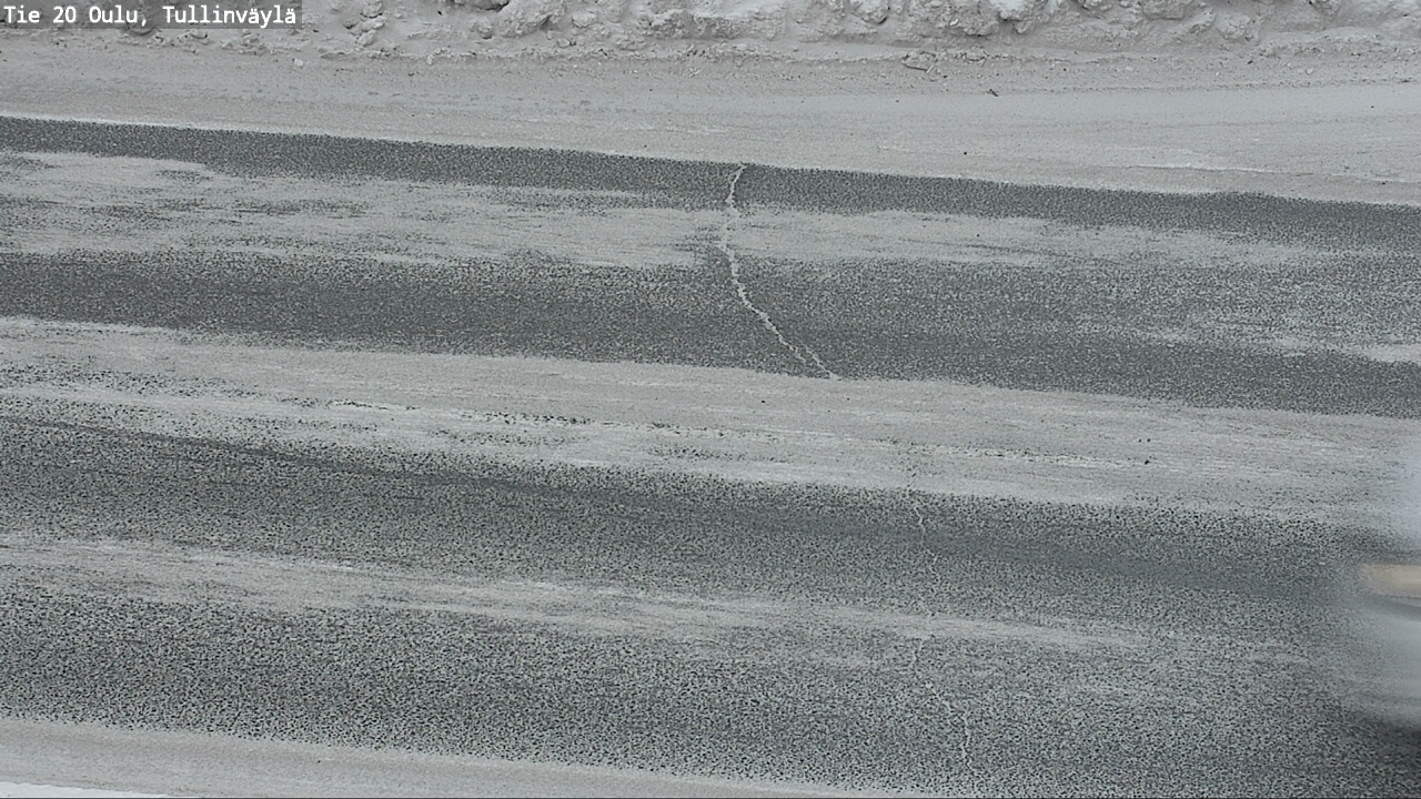 Weather Camera Image Väg 20 Uleåborg, Tullinväylä, Oulu, Pohjois-Pohjanmaa