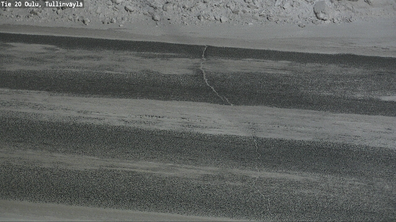 Weather Camera Image Väg 20 Uleåborg, Tullinväylä, Oulu, Pohjois-Pohjanmaa