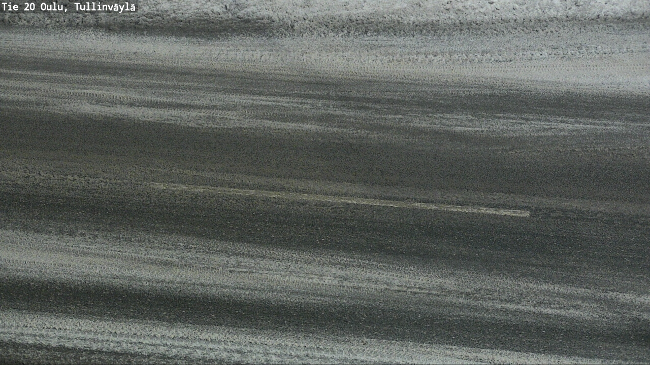 Weather Camera Image Road 20 Oulu, Tullinväylä, Oulu, Pohjois-Pohjanmaa