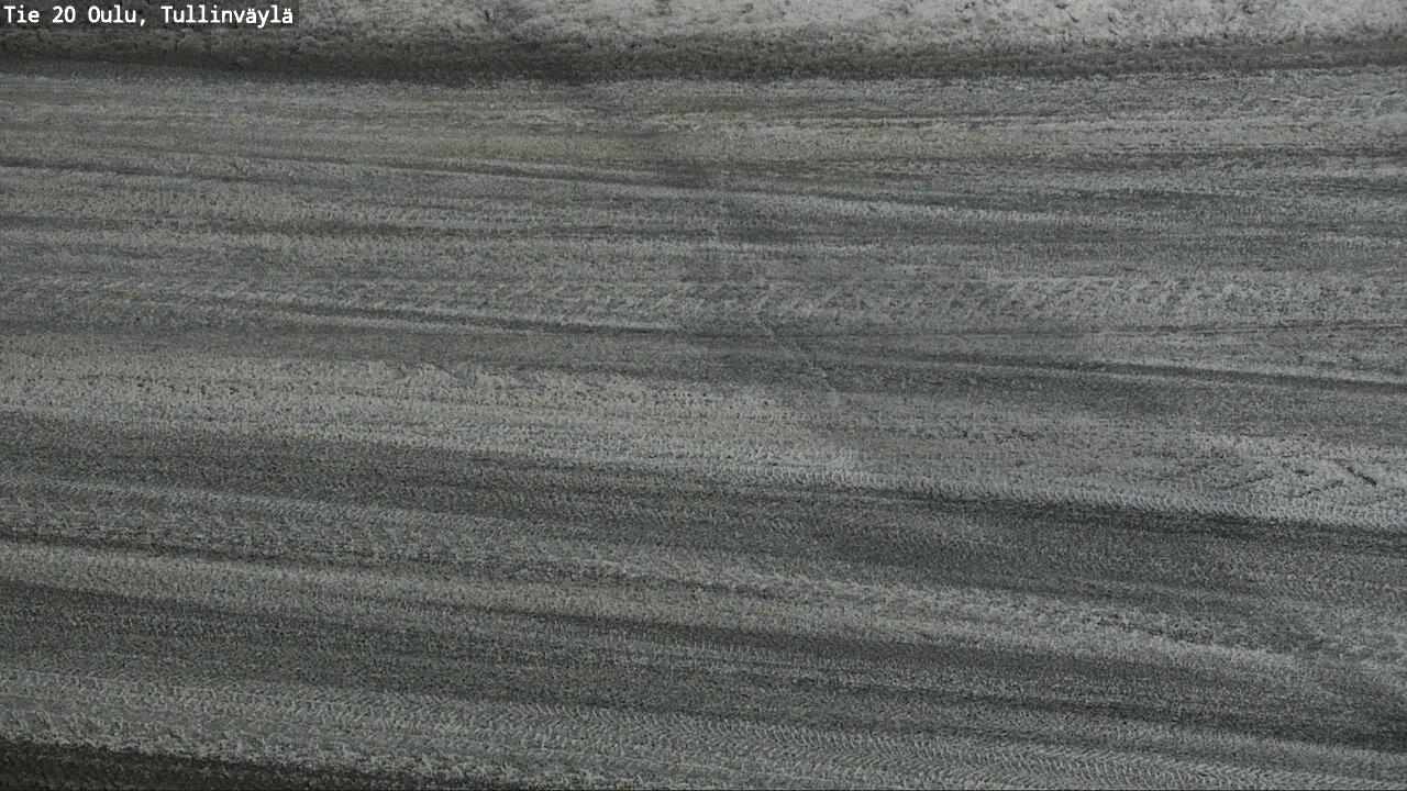 Weather Camera Image Road 20 Oulu, Tullinväylä, Oulu, Pohjois-Pohjanmaa